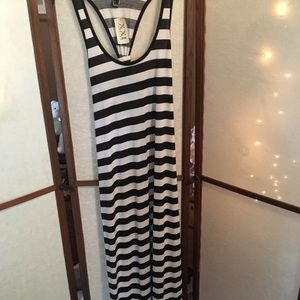 Long striped dress